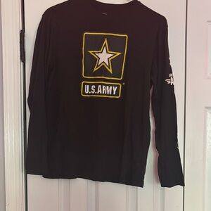 U.S. Army Womens Black Long Sleeve Shirt